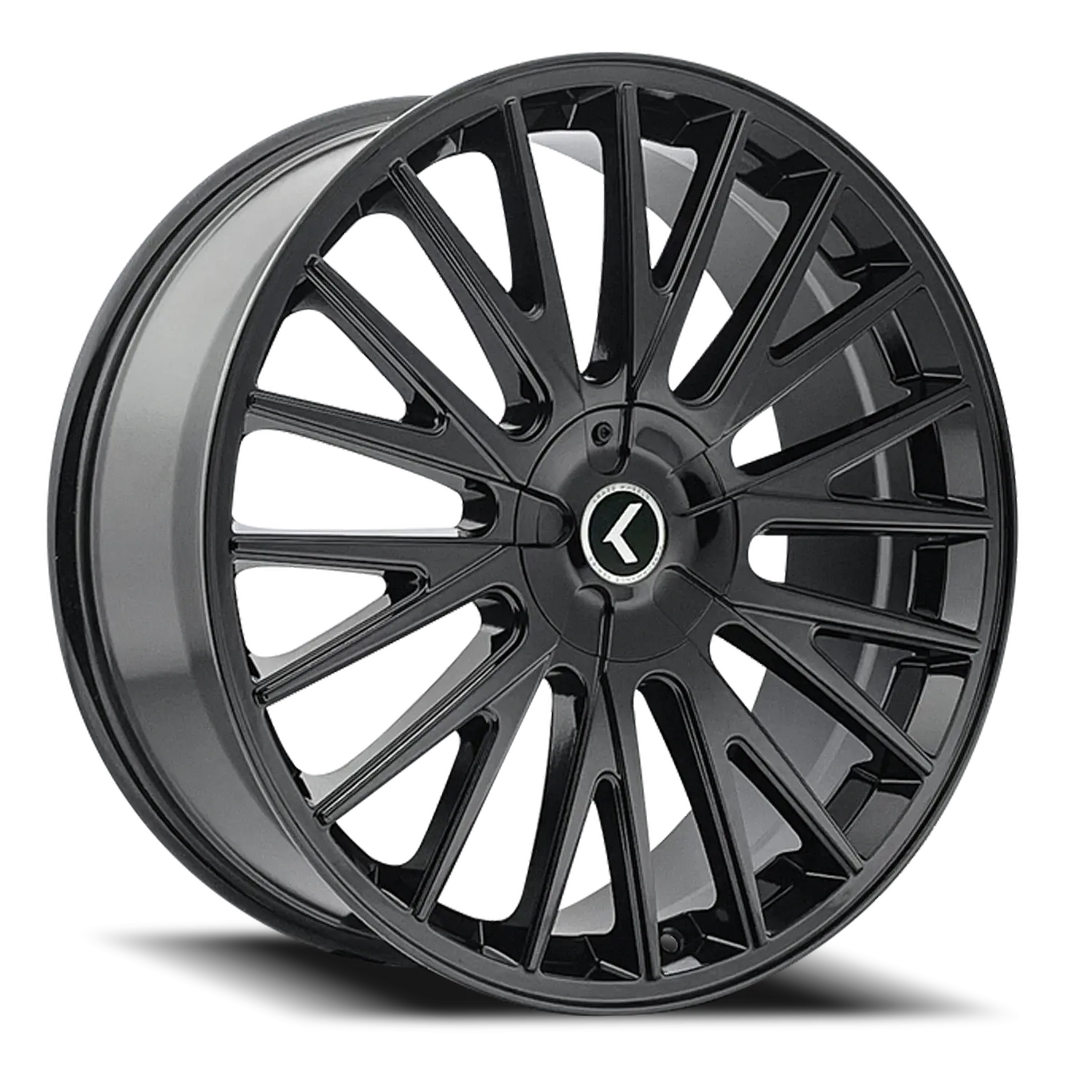 KRAZE DOUBLE DOWN KR185 GLOSS BLACK 17X8 GLOSS BLACK